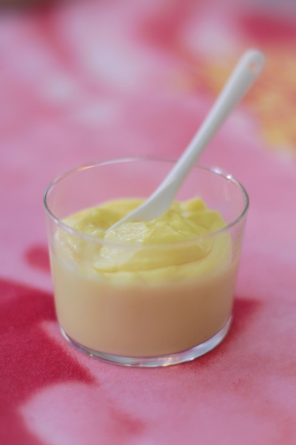 Delicious home-made vanilla pudding
